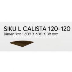Join Table  Size 60 - Garvani SIKU L CALISTA 120-120 / Dark Kraftwood